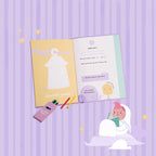مذكرة ٣٠ يوم + تاج هدية + أقلام تلوين | Bow