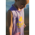 Cotton Fringe Dress | Purple Friends