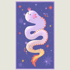 Monster Dragon Towel (17x140cm)